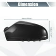 thumbnail image 3 of Cubierta de reemplazo para espejo retrovisor trasero de fibra de carbono negra para Opel para Vauxhall para Astra H 2004-2009, 3 of 6
