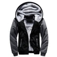 thumbnail image 1 of Sudadera con capucha para hombre, chaqueta deportiva con cremallera, chaqueta con capucha de forro polar, 1 of 5