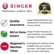 Singer Heavy Duty 4432 Sewing Machine, 110 Stitches, High-Speed & Easy Threading