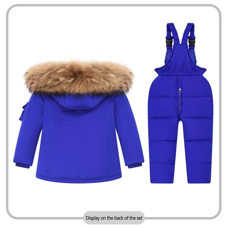 Big Snow Clothes Herrnalise Big Boy's 2-Piece Solid Color Snow