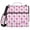 Cherry on Plaid, variant on 3 Ring Zipper Binder with Shoulder Strap Waterproof Trapper Keeper 1.5 Inch D-Ring 500 Sheets Capacity Beautiful Shell Necklaces