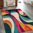 thumbnail image 3 of 3'x5' Area Rugs, Colorful Geometric Indoor Outdoor Area Rug for Living Room Bedroom, Contemporary Minimalist Abstract Washable Bathroom Rugs Kitchen Floor Carpet Mats Home Decor Aesthetic, 3 of 8