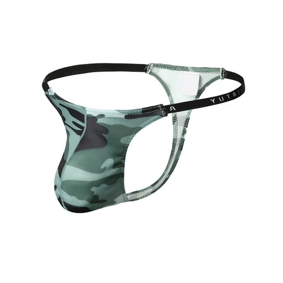 Ketyyh-chn99 Mens Jockstrap Underwear Breathable Men Fashion Low Waist Comfortable Breathable Underwear for L,Grey