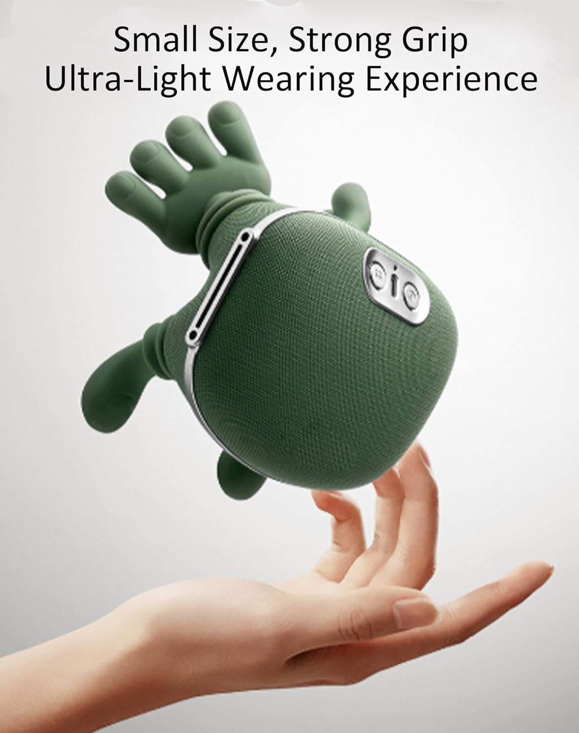 Heat Massager – 4D Wireless Neck Massager with Heat, Deep Tissue Kneading, Simulation Human Hand Shoulder Massager, Ideal for Home and Office Use