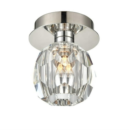 

Zeev Lighting Parisian Flush Mount With Polished Nickel Finish FM60052-1-PN