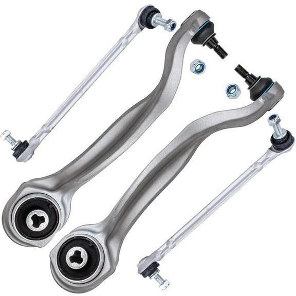 Detroit Axle - Front End Suspension Kit for 2010-2014 Mercedes-Benz E350 2010-2011 E550, 2 Upper Control Arms with Ball Joints Assembly 2 Sway Bar End Links Replacement