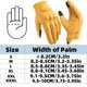 thumbnail image 2 of Guantes de Piel sibewora Amarillo con Pantalla Táctil para Motociclista Enduro para Hombre, 2 of 7