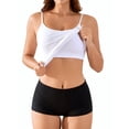 thumbnail image 4 of Sociala Women's Seamless Camisole Tank Tops Stretch Spaghetti Strap Camisoles Built-in Bra Basic Undershirt Tanks, 4 of 10