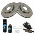 thumbnail image 2 of TRQ Front Premium Ceramic Disc Brake Pad & Rotor Kit w/Chemicals for Fiat 500 BKA18122, 2 of 6