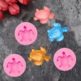 thumbnail image 2 of 6Pcs Turtle Silicone Mold Turtle Candy Fondant Mold Chocolate Making Mold for Desserts DIY Cake Decoration Tools, 2 of 5