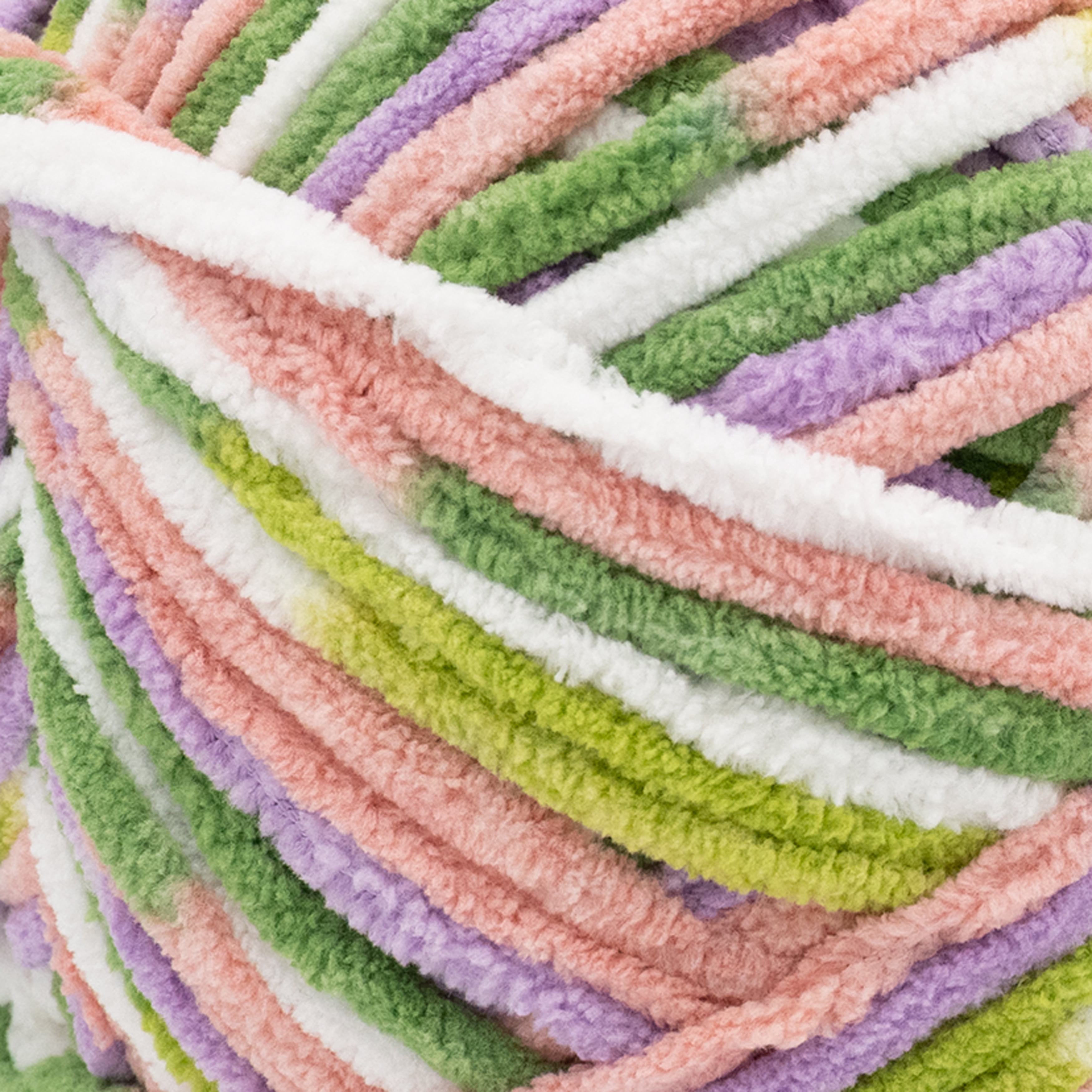 Lion Brand Yarn Cover Story: Favorite Blanket Bloom Super Bulky Yarn Polyester Yarn 2 Pack