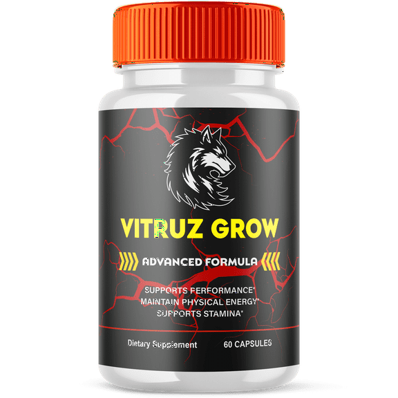 Vitruz Grow Advanced Formula Pills All Natural VitruzGrow Vitamin Supplement 60 Capsules