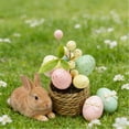thumbnail image 4 of A Easter Egg Crafts Decorative Ornaments, Plastic Display Pieces With Natural Look For Home Decor, Office Display, Party Arrangements – 5.51X2.95X2.95In 0.14Lb, 4 of 7