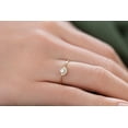 thumbnail image 4 of Diamond Moissnaite Half Moon Engagement Ring Wedding Band Wedding Ring, 4 of 8