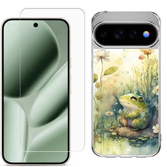 Shockproof Phone Case for Google Pixel 11 Pro, by OneToughShield - Frog