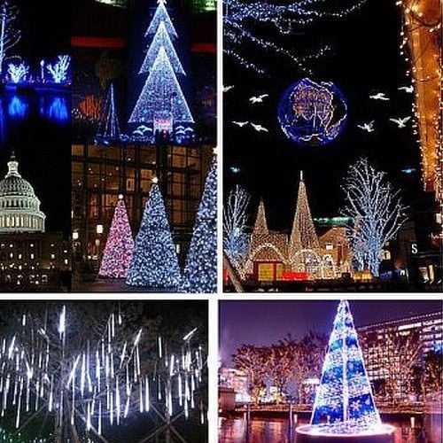 Details about   LED Curtain Fairing Lights USB String Hanging Wall Light Christmas Party 8 Modes 