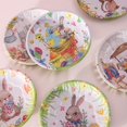 thumbnail image 2 of Garden Bunny DaddyUtility Bandeja de servicio para el hogar con forma de conejo Vajilla decorativa con estampado esquí esquí Gafas de esquí, 2 of 5