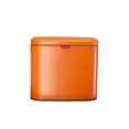 thumbnail image 1 of Cubo de basura pequeño Wosthever Acero inoxidable 4L naranja claro, 1 of 6
