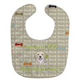 thumbnail image 1 of Carolines Treasures  Too Cute Golden Retriever Baby Bib, 1 of 1