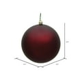 thumbnail image 2 of Vickerman 2.4" Burgundy Matte Ball Ornament, 24 per Bag, 2 of 5