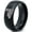 Black Dome Polish Tungsten, variant on Tungsten Train Trains Transportation Cargo Rail Band Ring 8mm Men Women Comfort Fit Black Dome Polished