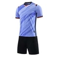 thumbnail image 2 of OGLCCG Kids Boys Soccer Jersey Set Sports Team Training Uniforms Mesh Quick Dry Athletic Tops and Shorts Sets Football Tracksuits 3-15 Years, 2 of 4