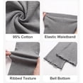 thumbnail image 4 of Baby Toddler Girl Flare Pants Toddler Bell Bottom Leggings Girls Soft Cotton Ribbed Ruffle Pants Clothes, 4 of 4