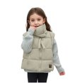 thumbnail image 2 of UQJfacai Girls Puffer Vest Kids Zip Up Padded Gilet Sleeveless Stand Collar Winter Warm Quilted Jackets Fashion Outerwear 4-14 Years, 2 of 8