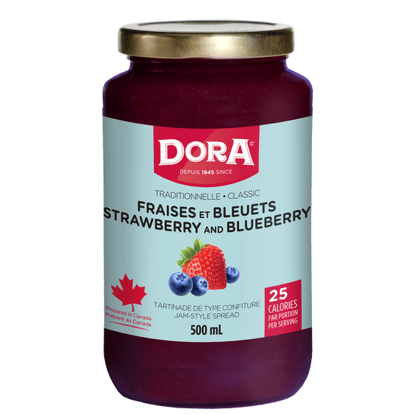 Dora Strawberry and Blueberry Traditional Light Spread