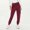 Red, variant on SNKSDGM Women's Plus Panties for Women Pack White Womens Linen Pants Long Length Women's Casual Solid Color Drawstring Pocket Pants Comfortable Trousers