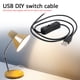 thumbnail image 2 of Cable de fuente de alimentación USB 20 de 3 pies y Kuymtek 5V Cable de 2 pines cargador macho extensión de Cable de carga DIY con interruptor de encendidoapag, 2 of 9