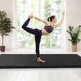 thumbnail image 3 of Gymax 6' x 4' Folding Gymnastics Tumbling Mat Thick Panel Gym Fitness Exercise Mat Black, 3 of 10