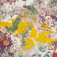 thumbnail image 6 of SAFAVIEH Watercolor Isabella Abstract Colorful Area Rug, Light Green/Rose, 2'7" x 5', 6 of 7