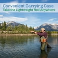 thumbnail image 3 of Wakeman Fly Fishing Rod and Reel Combo with Accessories (Black), 3 of 8