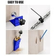 thumbnail image 3 of Pocket Hole Jig Kit Drill Guide Jig Set for 15° Angled Holes for Woodworking, 3 of 6