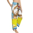 thumbnail image 2 of Haiem Dog Takes a Bath in the Bathtub Women's Pajama Pants Ultra Lightweight Pjs Bottoms Sleepwear Bottom Pants With Pocket Drawstring-Large, 2 of 9