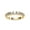 Yellow Gold, variant on Double Row Half Eternity Wedding Band Rings for Women, Baguette and Round Cut Lab Created Moissanite Ring in 10K Solid White Gold Size-9