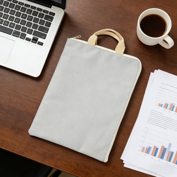 Laptop Briefcase, Oxford Cloth Computer Bag Water Resistant, Lightweight Messenger Shoulder Bag for Work Travel, Business Briefcase Handbag for Men Women