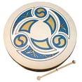 thumbnail image 1 of Waltons Bodhrán 12" (Trinity) - Handcrafted Irish Instrument - Crisp & Musical Tone - Hardwood Beater Included w/Purchase, 1 of 3