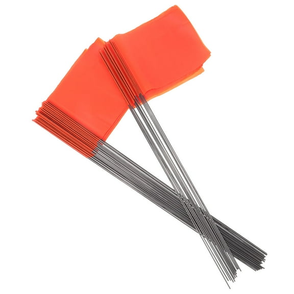Raindrops 30pcs Irrigation Flags Lawn Garden Marking Flags Landscape Flags Construction Marker Flags Garden Marking Flags With Poles Lawn Sprinkler Irrigation Flag Construction Marker Flags
