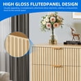 thumbnail image 2 of Dextrus 6-Drawer Double Dresser, MDF Fluted Chest of Drawers Storage Cabinet, Natural, 2 of 8