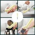 thumbnail image 4 of CheAAlet Retractable Water Bottle Brush with Unique Curved Bristles, Multi-purpose Cleaning Brush for Glassware and Baby Bottles, Dishwasher Safe, Hanging Handle Bottle Cleaner Brush, 4 of 6