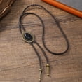 thumbnail image 6 of Aellinatey Cowboy Hat Pendant Metal Eagle Bird Stone Necklace Bolo Tie Jewelry Accessoies, 6 of 21