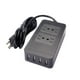 thumbnail image 1 of Injueey Enchufe de EE. UU. Adaptador de enchufe de tira de alimentación Smart 4 Outlet 4 Puerto USB Protector contra sobretensiones Cable Electrónica, 1 of 6