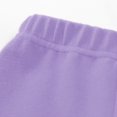 thumbnail image 6 of Cethrio Kids Girls Pajama Sets, Thermal Comfy Cotton Long Sleeve Sleepwear Sets Purple Size 2-3 T, 6 of 7