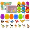 thumbnail image 3 of 12/16/20/24Pack Prefilled Easter Eggs with Toys,Colorful Bright Colorful Prefilled Eggs with Funny Toys,Cute Easter Gifts BasketStuffers Easter Egg Fillers for EggHunting PartyFavors, 3 of 4