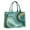 Teal Marble Gold, variant on Large Capacity Tote Bag,Gray Marble Gold Line Pattern Handbag Fashion Luxury Tote Bag,15.7"x13"x 5.1" Inches,Laptop Compatible