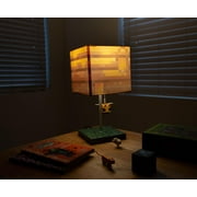 Minecraft Yellow Bee Nest Block Desk Lamp with 3D Bee Puller
