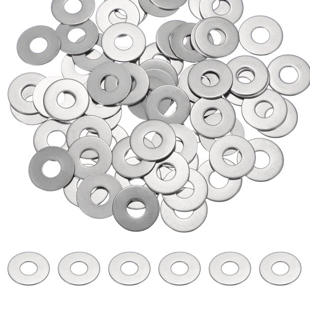 Juego de arandelas metálicas Uxcell M8 x 22mm, 66 piezas de arandelas planas de acero inoxidable 304