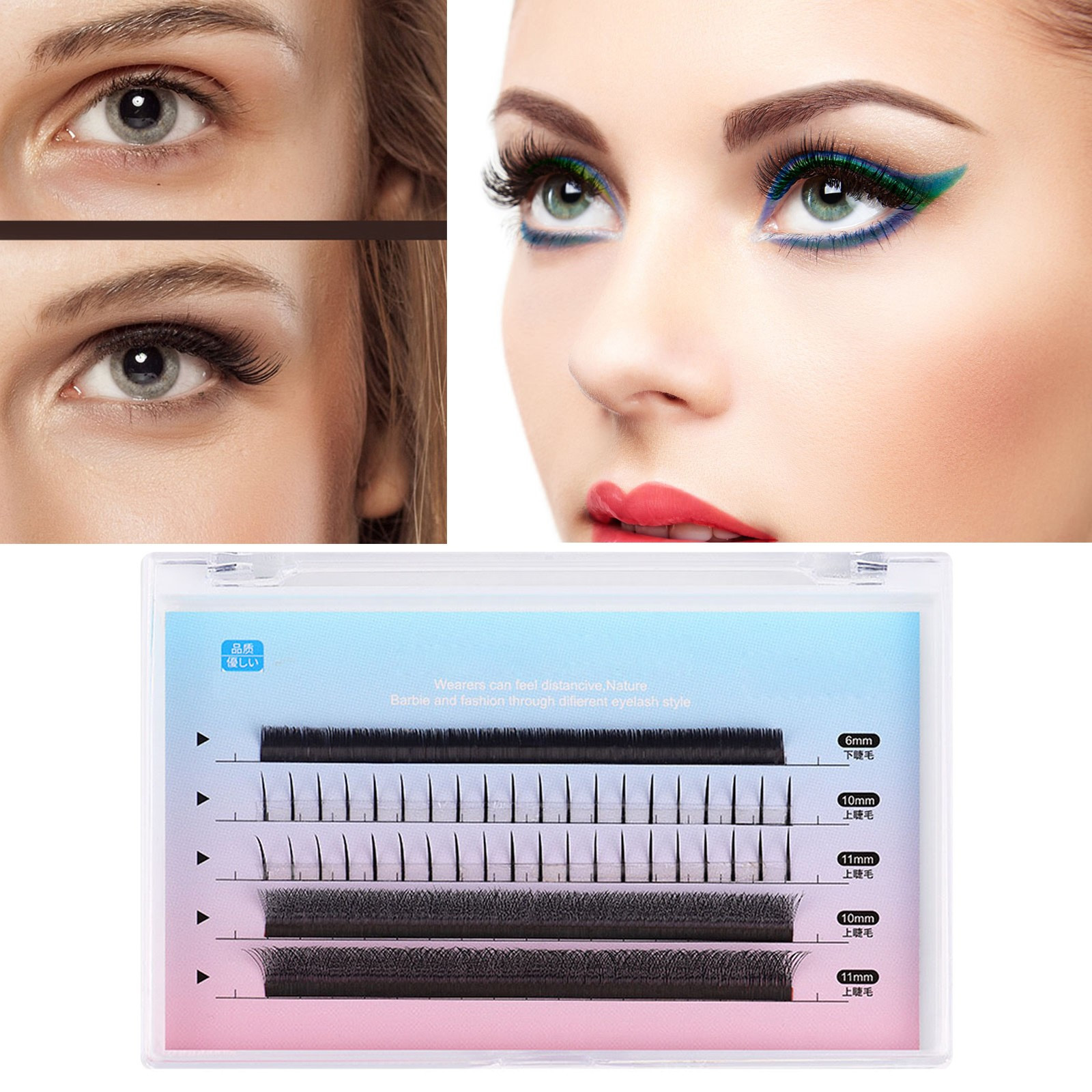 Personal Eyelash Cluster Eyelashes Natural Look Eyelash Extension Kit
